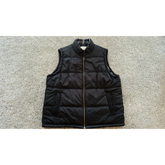 Weatherproof Vintage Men’s Flannel Lined Puffer Vest 2XL Warm Quilted Outdoor - Picture 1 of 6